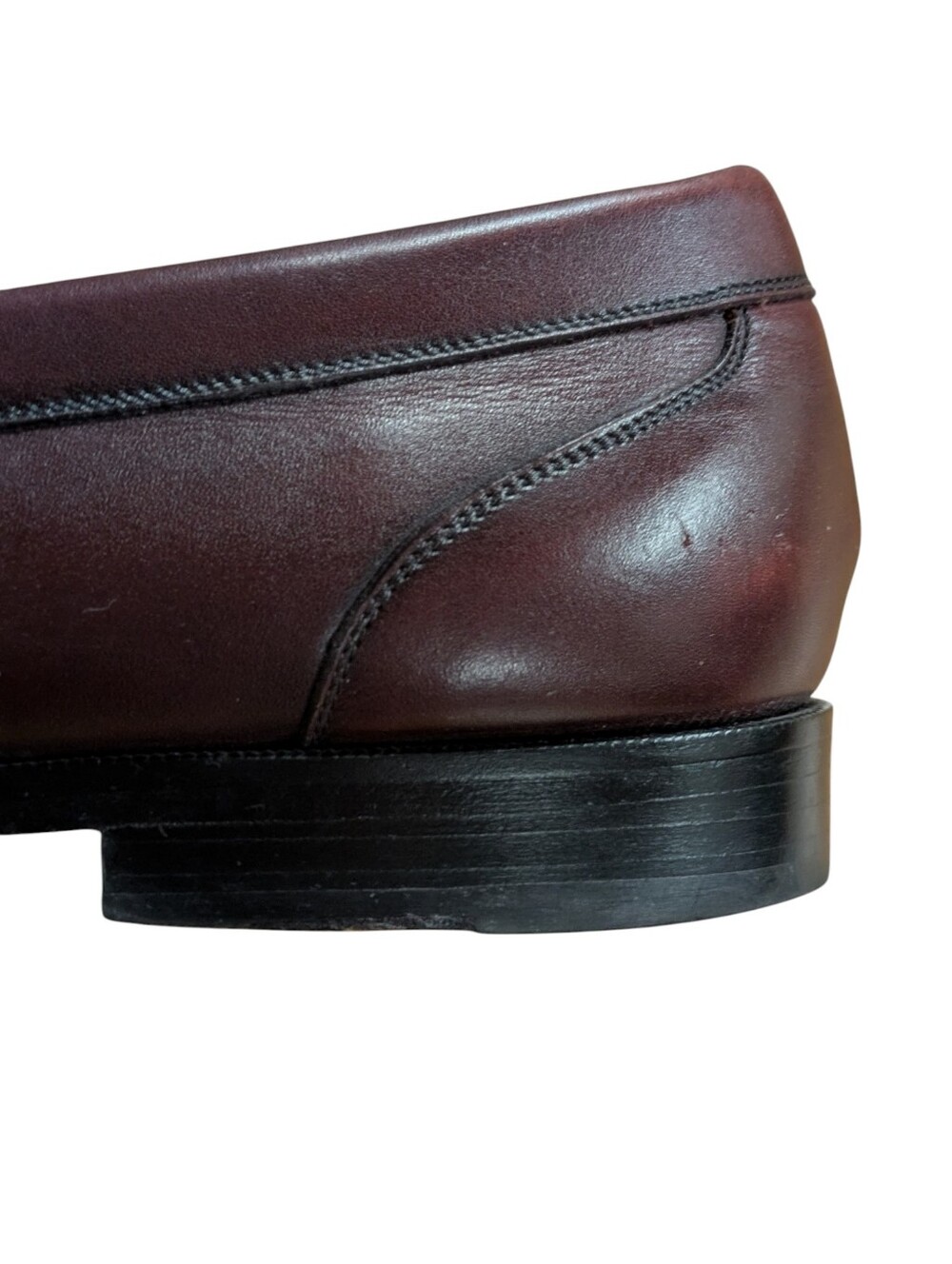 Cole Haan Brown Burgundy Penny Loafers Men's Size 13 - Picture 8 of 11
